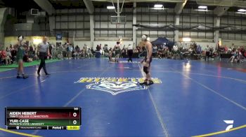 141 lbs Cons. Round 1 - Aiden Hebert, Trinity College (Connecticut) vs Yuri Case, Plymouth State University