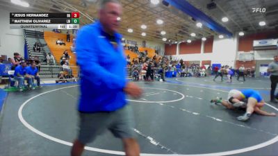 215 lbs Quarterfinal - Matthew Olivarez, La Mirada vs Jesus Hernandez, Bishop Amat