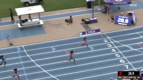 Youth Girls' 200m, Finals 3 - Age 9