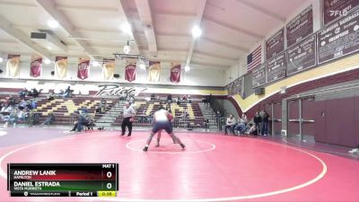 215 lbs Cons. Round 3 - Andrew Lanik, Hamilton vs Daniel Estrada, Vista Murrieta