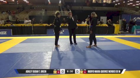 Ingryd Maria Queiroz Mendes De M vs Ashley Susan T. Green 2025 Pan Jiu Jitsu IBJJF Championship
