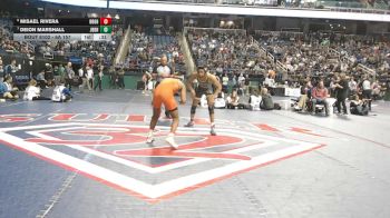 6A 157 lbs Cons. Round 2 - Deion Marshall, James B. Dudley High School vs Misael Rivera, Robert B. Glenn High School