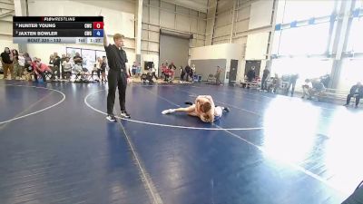 132 lbs Semifinal - Hunter Young, Champions Wrestling Club vs Jaxten Bowler, Champions Wrestling Club