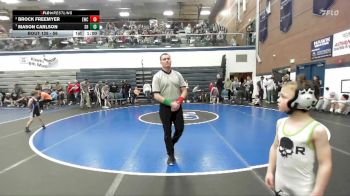 56 lbs Quarterfinal - Mason Carlson, Shootbox Rigby vs Brock Freemyer, Emmett Wrestling Club
