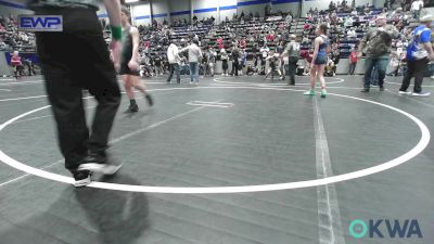 96 lbs Rr Rnd 4 - Brayleigh Cooper, Tecumseh Youth Wrestling vs Axel Wittman, Norman Grappling Club