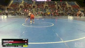 145 lbs Champ. Round 1 - Nevaeh Hipsak, Central Cass vs Aubrey King, Fargo