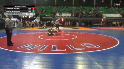 1A-4A 157 Champ. Round 1 - Andrew Young, Cherokee County vs Blake Waldrop, Randolph