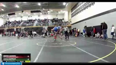 152 lbs Cons. Round 5 - Griffin Sanders, Red Cobra Wrestling Academy vs Chase Kasprzak, Indian Wrestling Club