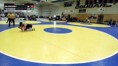 147 lbs Round Of 32 - Zev Koransky, Oak Park River Forest (IL) vs Ej Sheeran, Pitman