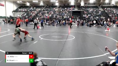 70 lbs 5th Place Match - Koen Miller, Norton Wrestling Club vs Milo Stuart, Bryan Youth Wrestling