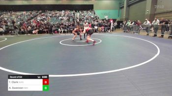 190 lbs Round Of 64 - Tracier Clark, Grantsville vs Ashton Swanson, Sweet Home