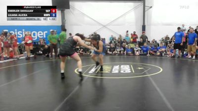 76 lbs Rr Rnd 3 - Enerlen Davaajav, Virginia Team Predator - W vs Liliana Alicea, MGW Monkey Business - W