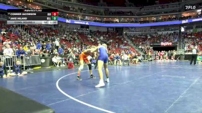 1A-157 lbs Cons. Round 4 - Conner Jacobson, Ridge View vs Jake Hiland, Bellevue