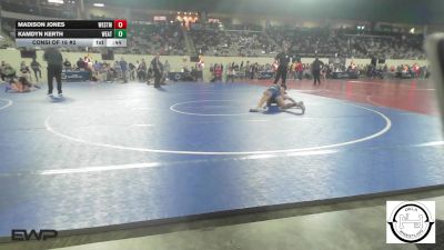 118 lbs Consi Of 16 #2 - Madison Jones, Westmoore Wresting vs Kamdyn Kerth, Weatherford