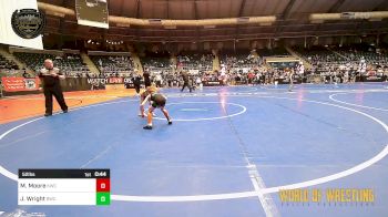 52 lbs 3rd Place - Madden Moore, Keystone Wrestling Club vs Jaxson Wright, Bartlesville Wrestling Club