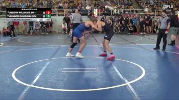 130 lbs Champ. Round 2 - Joseph Williams SW1, Patriot Wrestling Club vs Gunner Davidson SE4, Chesapeake Youth Wrestling