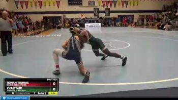 138 lbs Cons. Round 2 - Kyrie Tate, Dubuque Hempstead vs Ronan Thomas, Xavier, Cedar Rapids