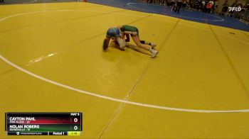 100 lbs Champ. Round 1 - Cayton Pahl, Pine Island vs Nolan Roberg, Paynesville