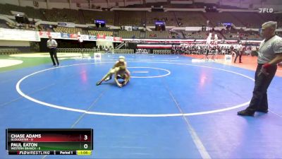 113 lbs Finals (2 Team) - Paul Eaton, Western Branch vs Chase Adams, Gloucester