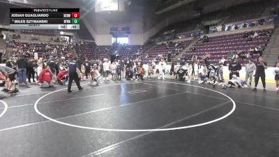 53 lbs Semis - Josiah Guagliardo, Steel City Reloaded Wrestling Club vs Miles Szymanski, Black Fox Wrestling Academy
