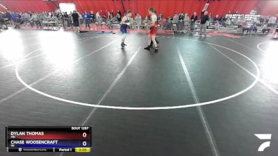 195 lbs Cons. Round 2 - Dylan Thomas, MN vs Chase Woosencraft, WI
