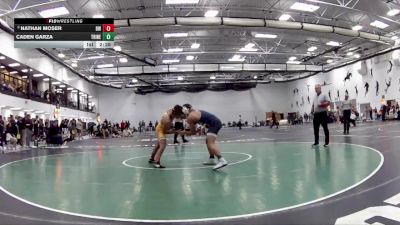 141 Freshman/Soph 1st Place Match - Caden Garza, Trine vs Nathan Moser, Baldwin Wallace