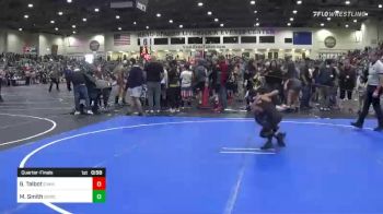 55 lbs Quarterfinal - Gatlan Talbot, Cimmeron Bad Boys Wrestling Club vs Malakai Smith, Spanish Springs Wrestling Club