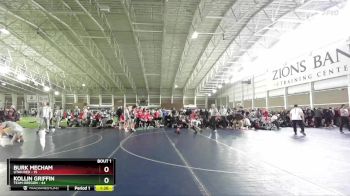 71 lbs Round 1 (4 Team) - Burk Mecham, Utah Red vs Kollin Griffin, Team Oregon