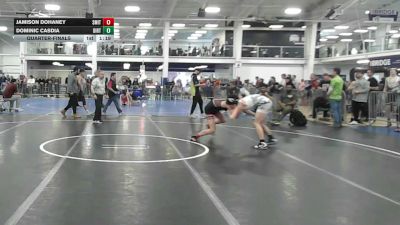 130 lbs Quarterfinal - Jamison Dohaney, Smittys Wrestling Barn vs Dominic Casdia, Dirty Den WC