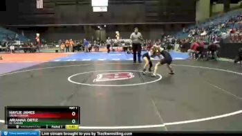 101 lbs Quarterfinal - Arianna Ortiz, KC-Turner vs Haylie James, Salina-Central