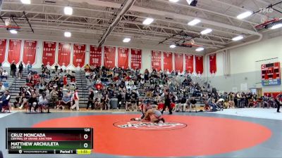 126 lbs Champ. Round 1 - Cruz Moncada, Central Of Grand Junction vs Matthew Archuleta, Center