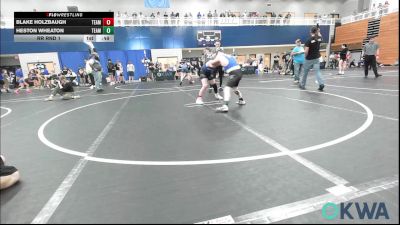 100 lbs Rr Rnd 1 - Blake Holzbaugh, Team Guthrie Wrestling vs Heston Wheaton, Team Guthrie Wrestling