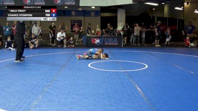 77 lbs Champ. Rd Of 16 - Arlo Pratt, Bloomington South Wrestling Club vs Chance Stempien, Pennsylvania