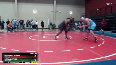 285 lbs Champ. Round 2 - Mason Ayers, The Citadel vs Reginald Whyte, Pikeville