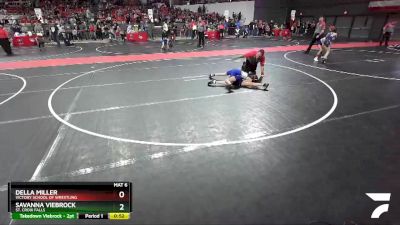 70 lbs Round 4 - Savanna Viebrock, St. Croix Falls vs Della Miller, Victory School Of Wrestling