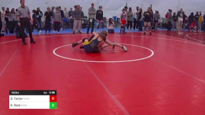 105 lbs Quarterfinal - Orion Taylor, Charleston vs Kyle Reid, Manchester