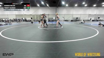 130 lbs Rr Rnd 1 - Hannah Miller, Shelton Wrestling Academy 7-12 vs Trinity Oldman, Washington 7-12