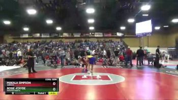 185 lbs Cons. Semi - Rosie Atayde, Denver North vs Makala Simpson, Soroco