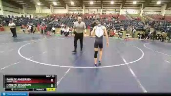 87 lbs Round 1 - Harlyn Waldron, Bear River Wrestling vs Paislee Andersen, Top Of Utah