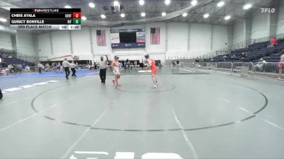 285 lbs 3rd Place Match - Quincy Bonville, RIT vs Chris Ayala, Cortland