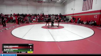 190 lbs Cons. Semi - Dyani Hernandez, Wahluke (Girls) vs Elienai Mendoza, River View (Girls)