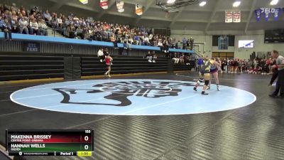 155 lbs Cons. Round 2 - Hannah Wells, Ogden vs Makenna Brissey, Center Point-Urbana