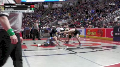 145 lbs Semifinal - Daniel Dennis, Central Bucks West vs Kai Vielma, Connellsville