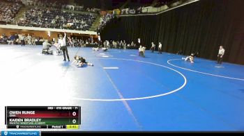 71 lbs Champ. Round 1 - Owen Runge, Iowa vs Kaiden Bradley, Pack732 Wrestling Academy