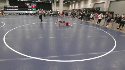 126 lbs 3rd Place Match - Jaxon Felker, Bear Cave Wrestling Club vs Coy Childers, Nebraska Elite Wrestling Club