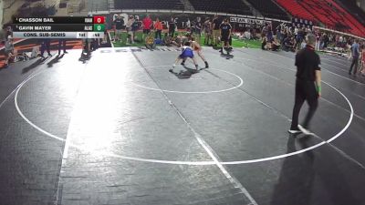 92 lbs Cons. Sub-semis - Gavin Mayer, Alaska vs Chasson Bail, Idaho