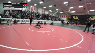 115 lbs Cons. Round 3 - Chloe Moua, Clovis East vs Charlee Zuniga, Trabuco Hills