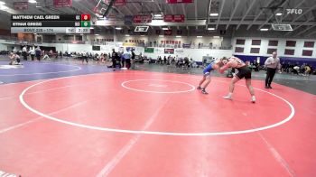 174 lbs Champ. Round 2 - Ethan Gregg, Briar Cliff (Iowa) vs Matthew Cael Green, Georgetown (KY)