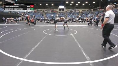 133 lbs Cons. Round 3 - Sebastian Rodriguez, Colby Community College vs Christian Ahren, Morningside (Iowa)