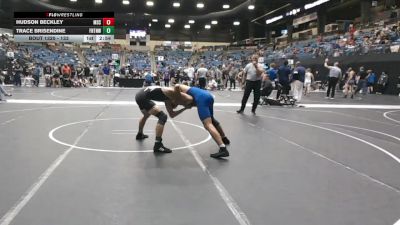 133 lbs Champ. Round 3 - Hudson Beckley, Murray State vs Trace Brisendine, Fort Hays Tech Northwest